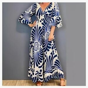 High Waist Strechy V Neck Ruffled Sleeve One Piece Wide Leg Pant Romper